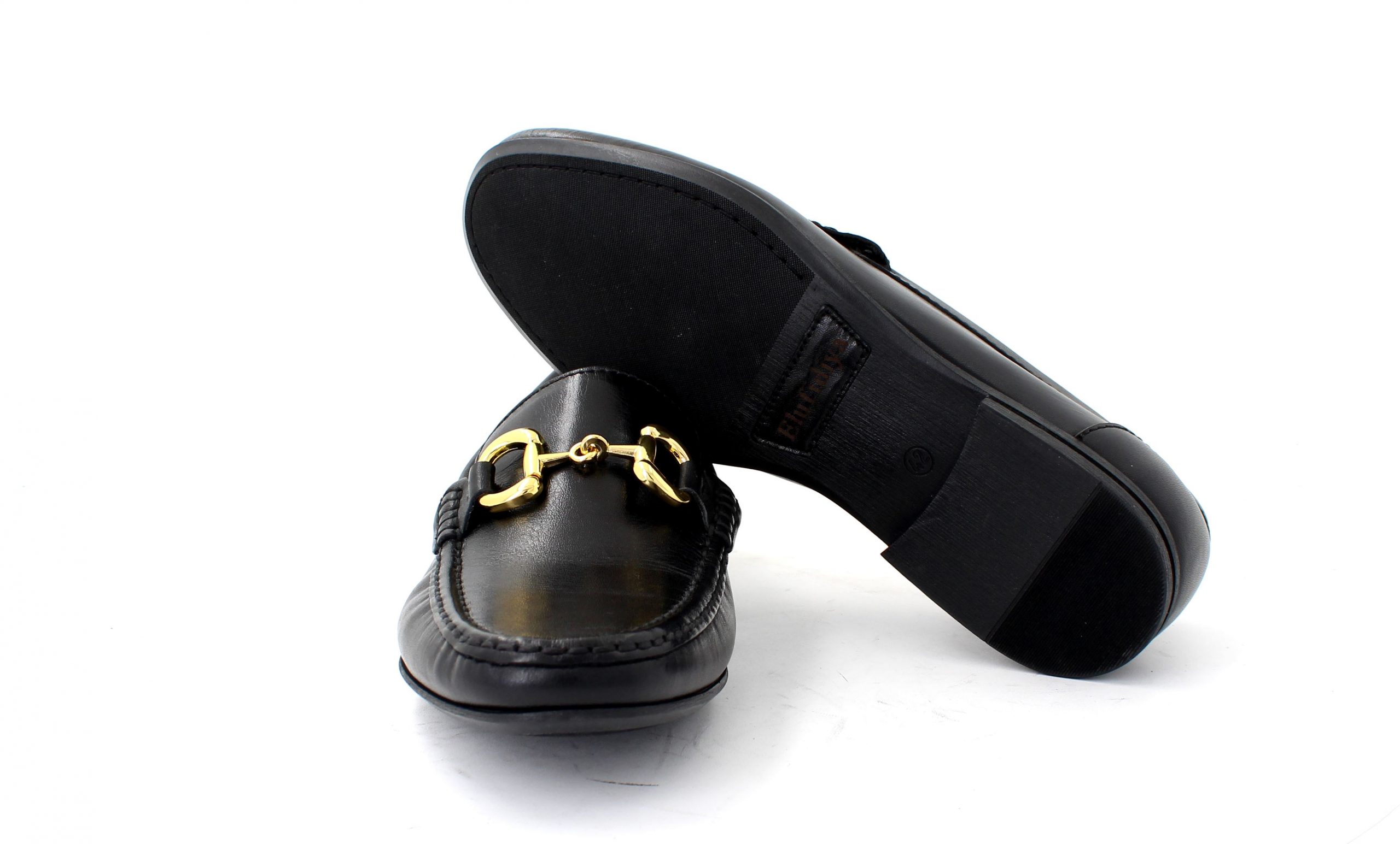 CHAIN LEATHER LOAFERS 